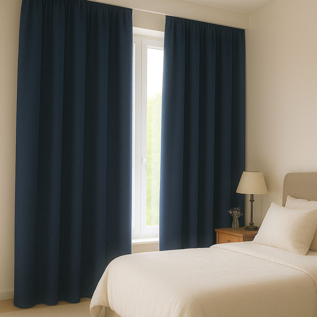 Tenda oscurante "100% blackout, tenda acustica" blu scuro Matteo