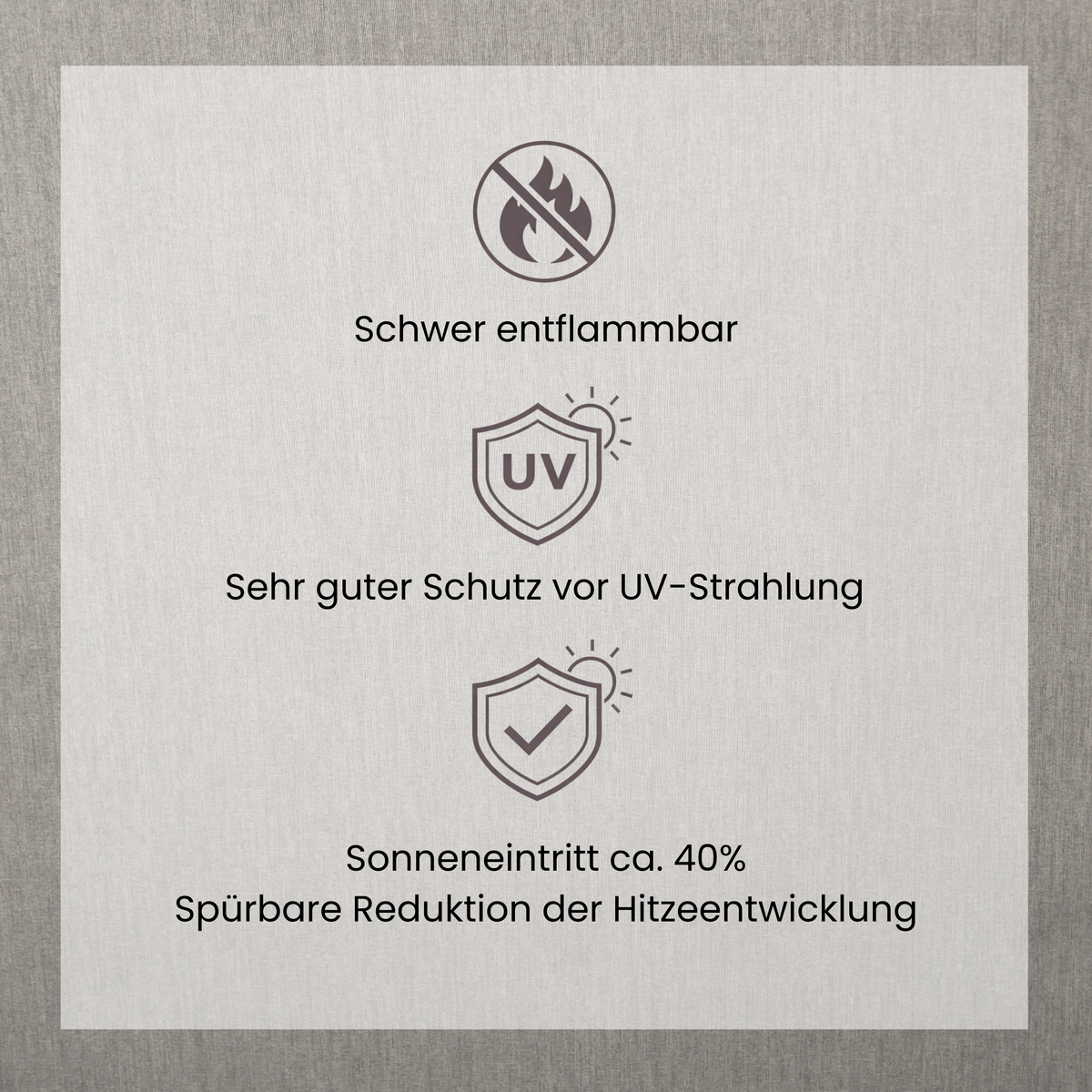 Sonnenschutzvorhang ZON