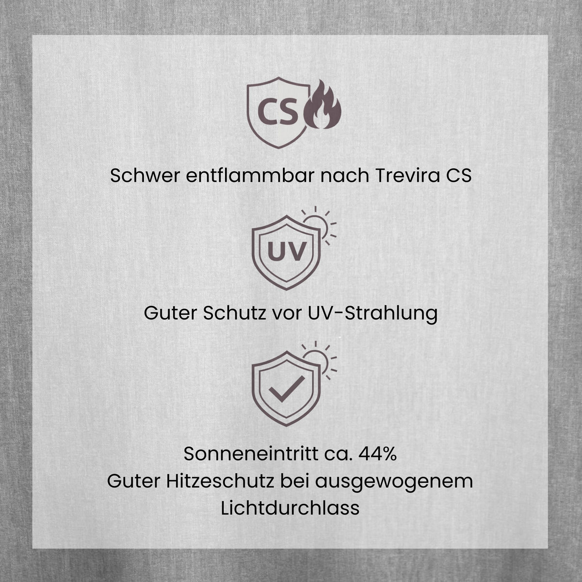 Sonnenschutz Vorhang SOL