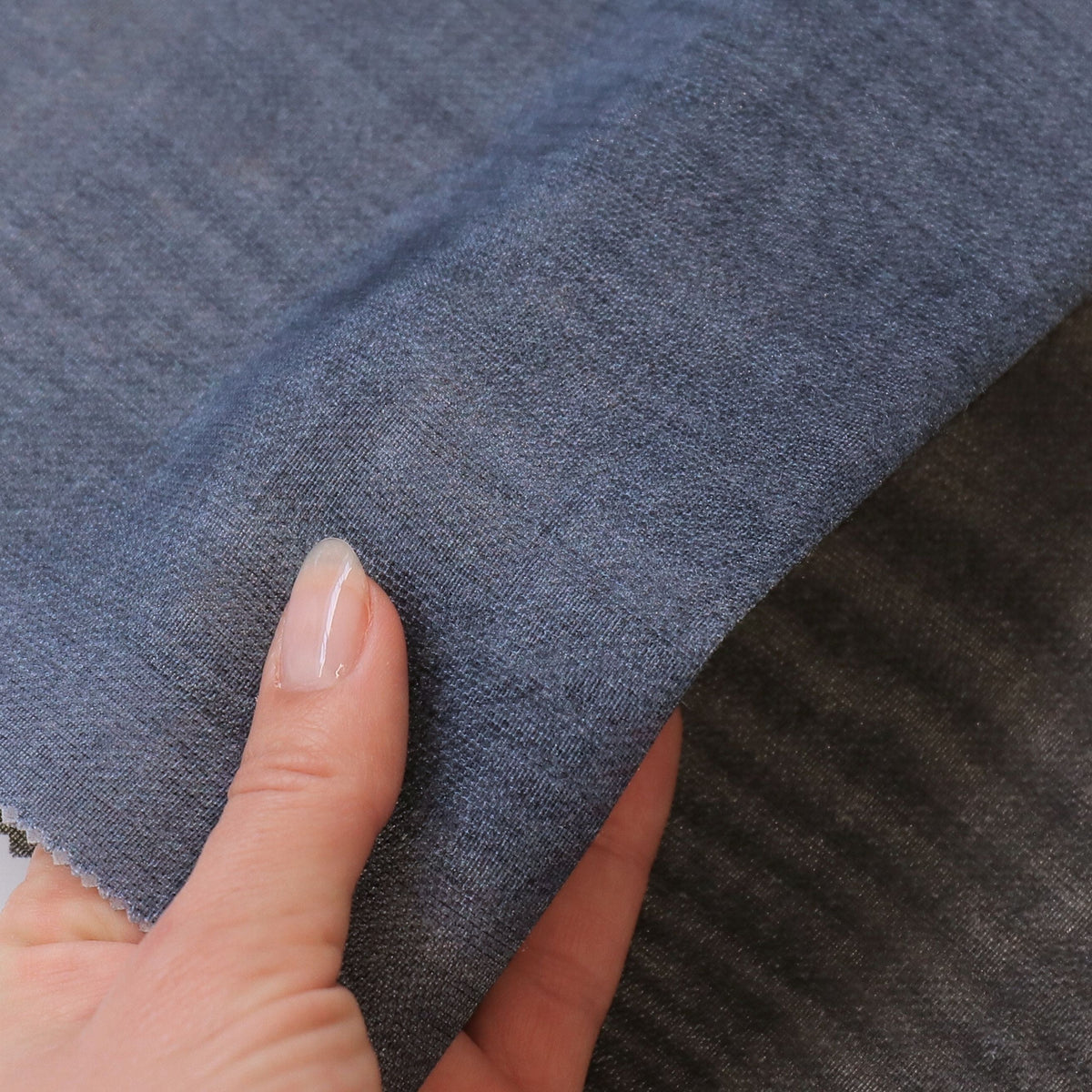 "Protection solaire" Curtain quotidien Jeansblau Sol