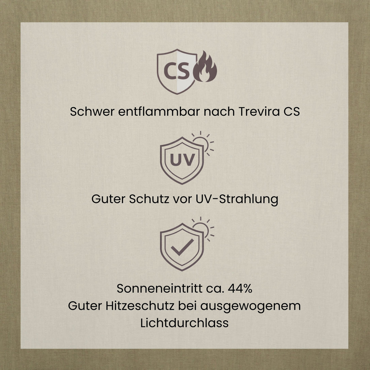 Sonnenschutz Vorhang SOL