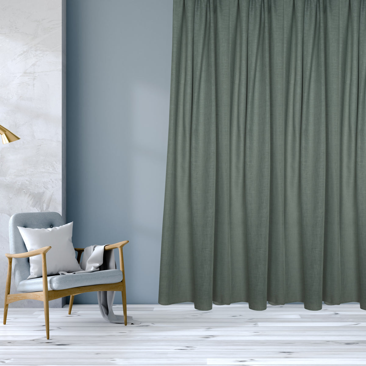 Day curtain "Recycling Curtain" jade green Sea