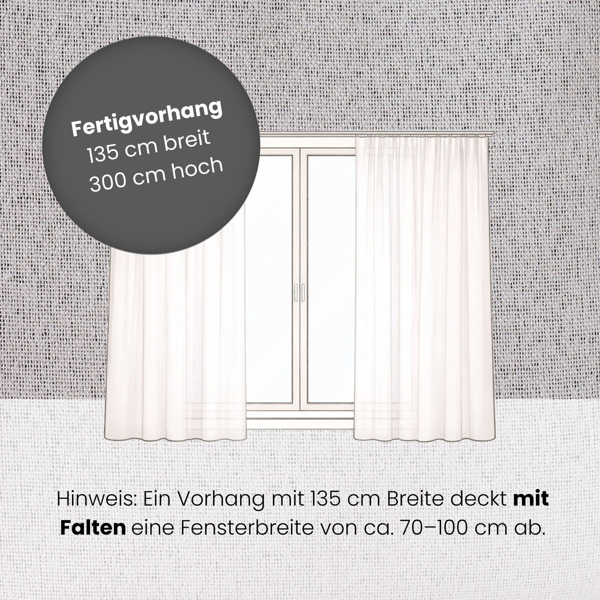 Tenda oscurante "100% Blackout" bianco sporco Flint
