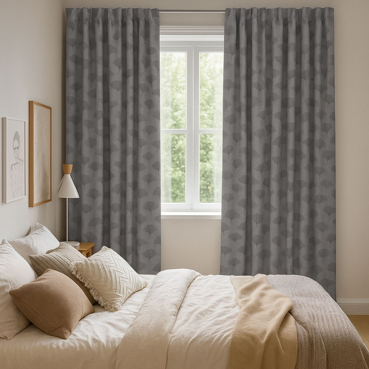 Tenda oscurante "100% Blackout" grigio Fiona