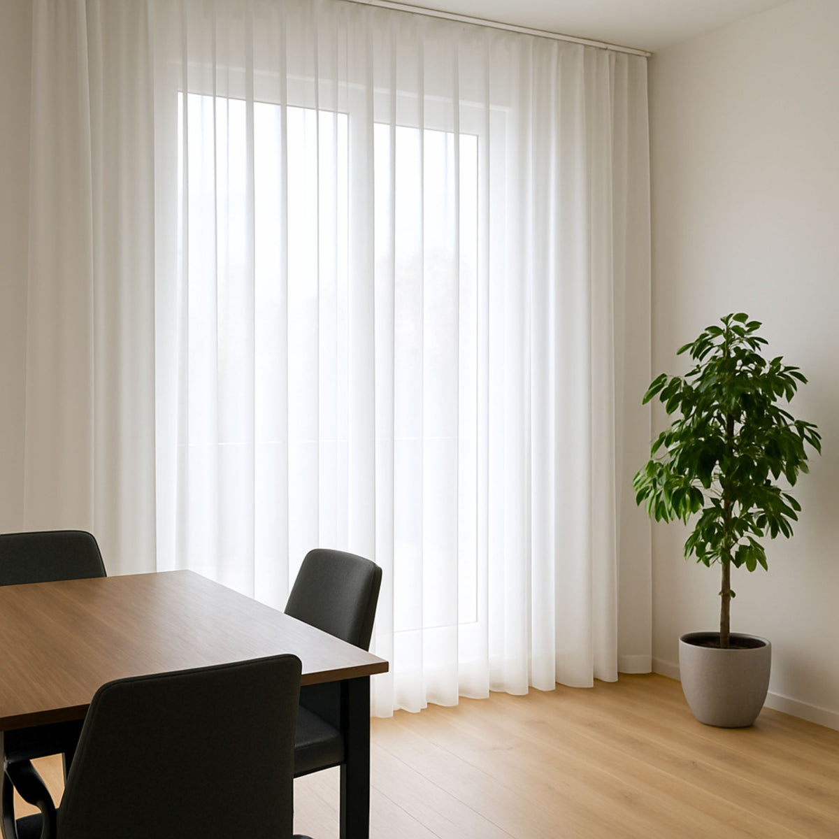 In-Between Curtain off-white zinc