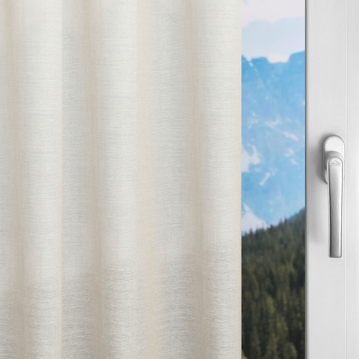 In-Between Curtain ivory zinc