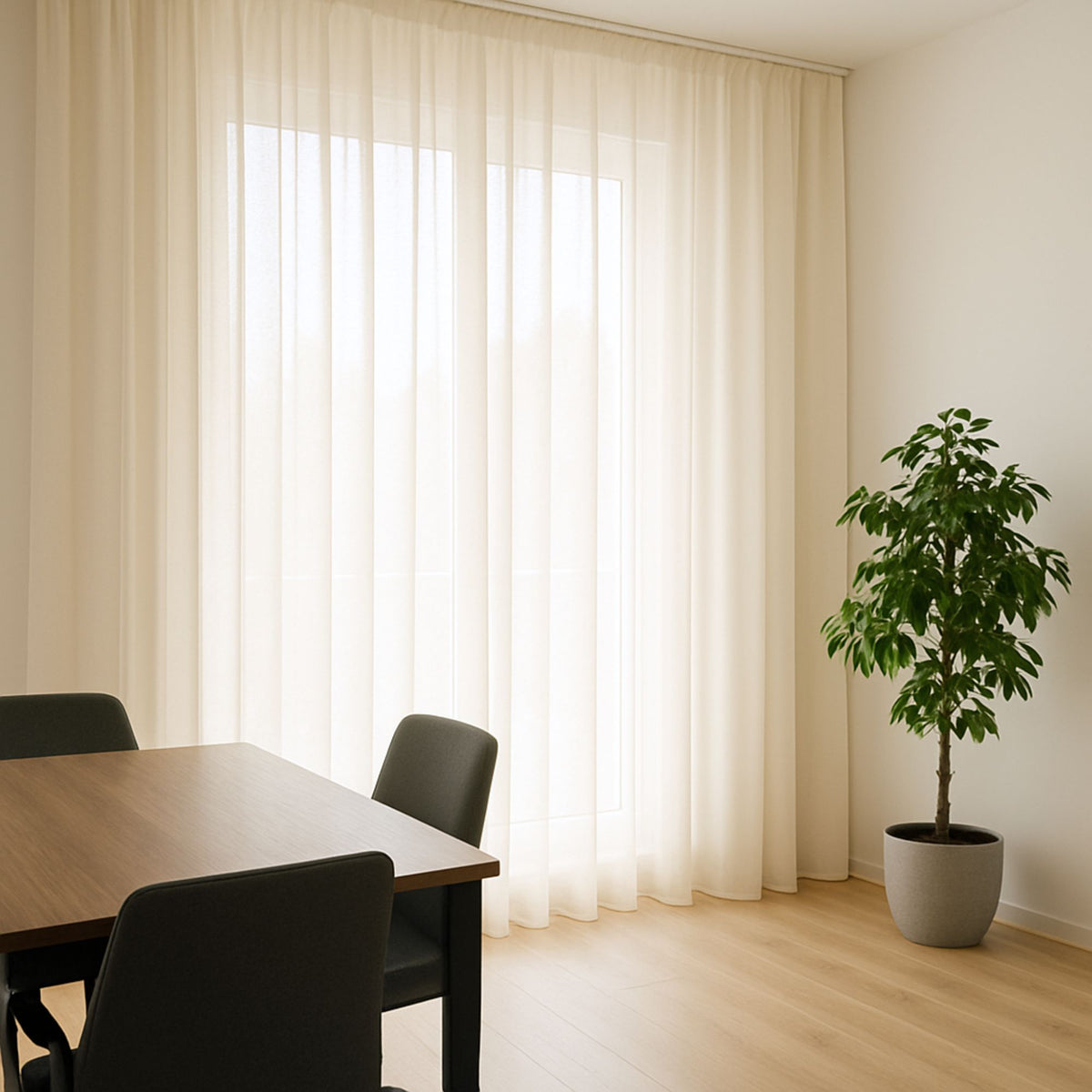 In-Between Curtain ivory zinc