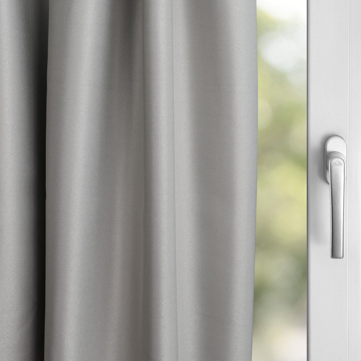 Night curtain grey white Memphis