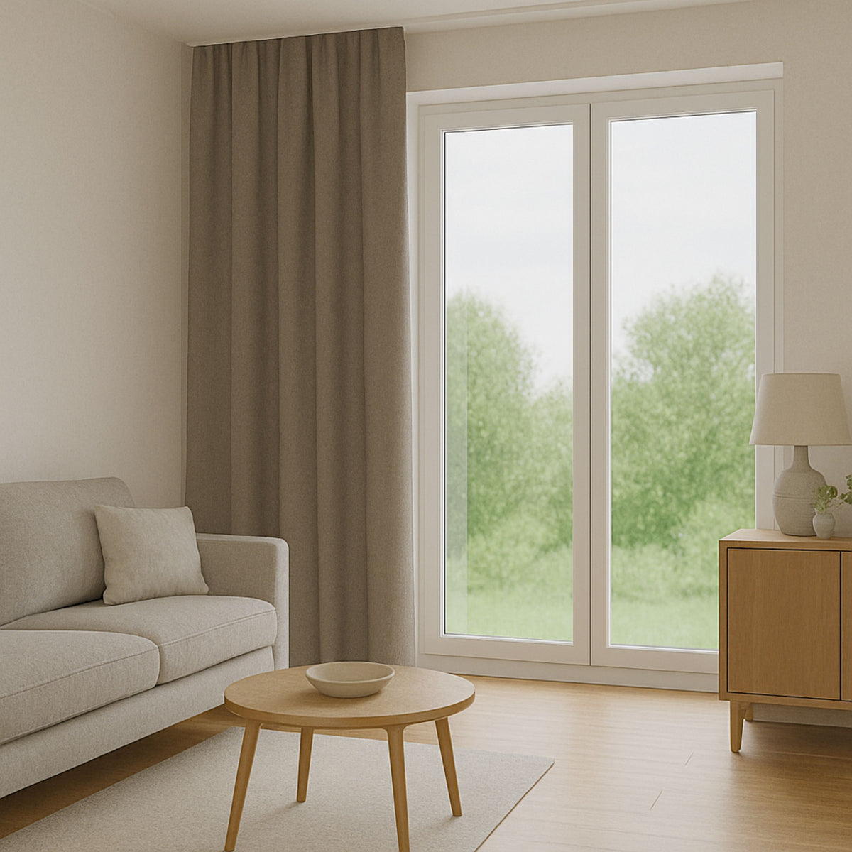 Curtain Darktaupe Memphis