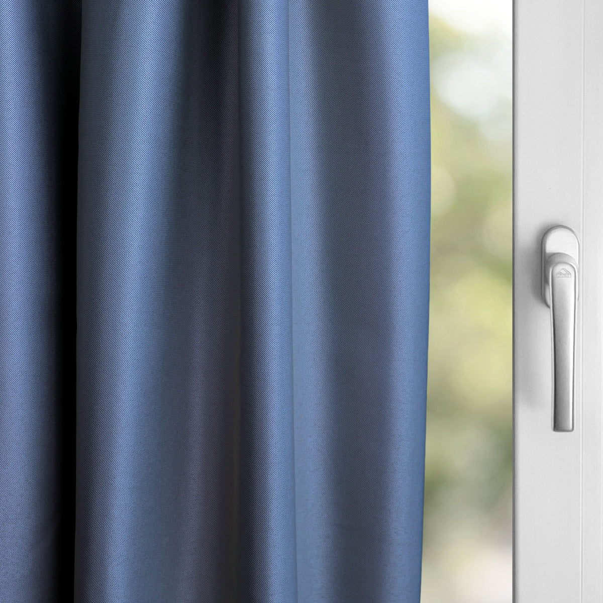 Night curtain blue Memphis