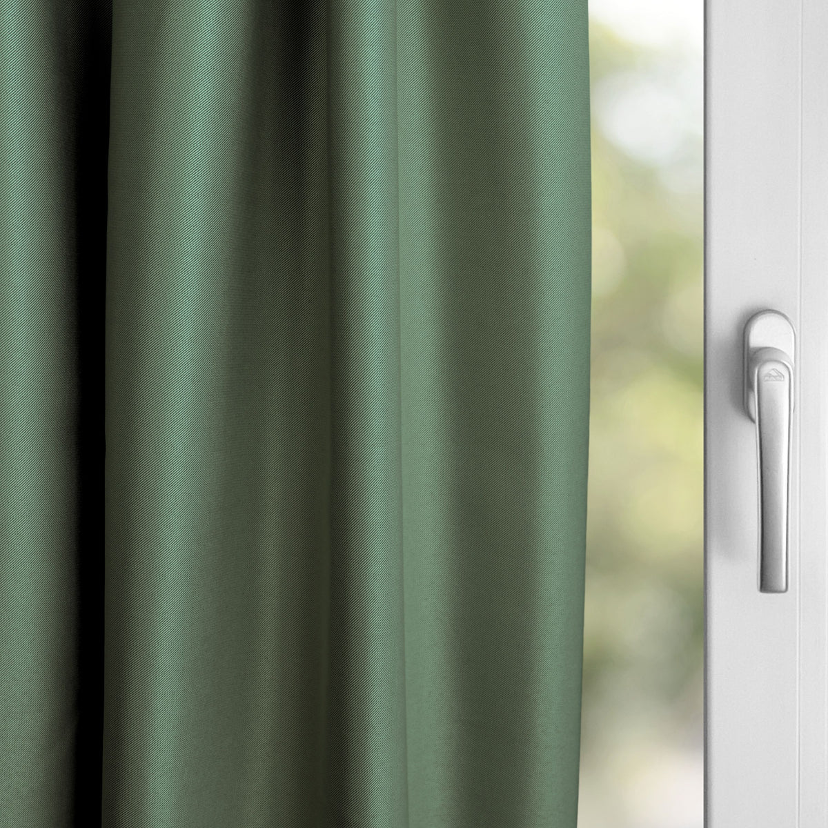 Green night curtain Memphis