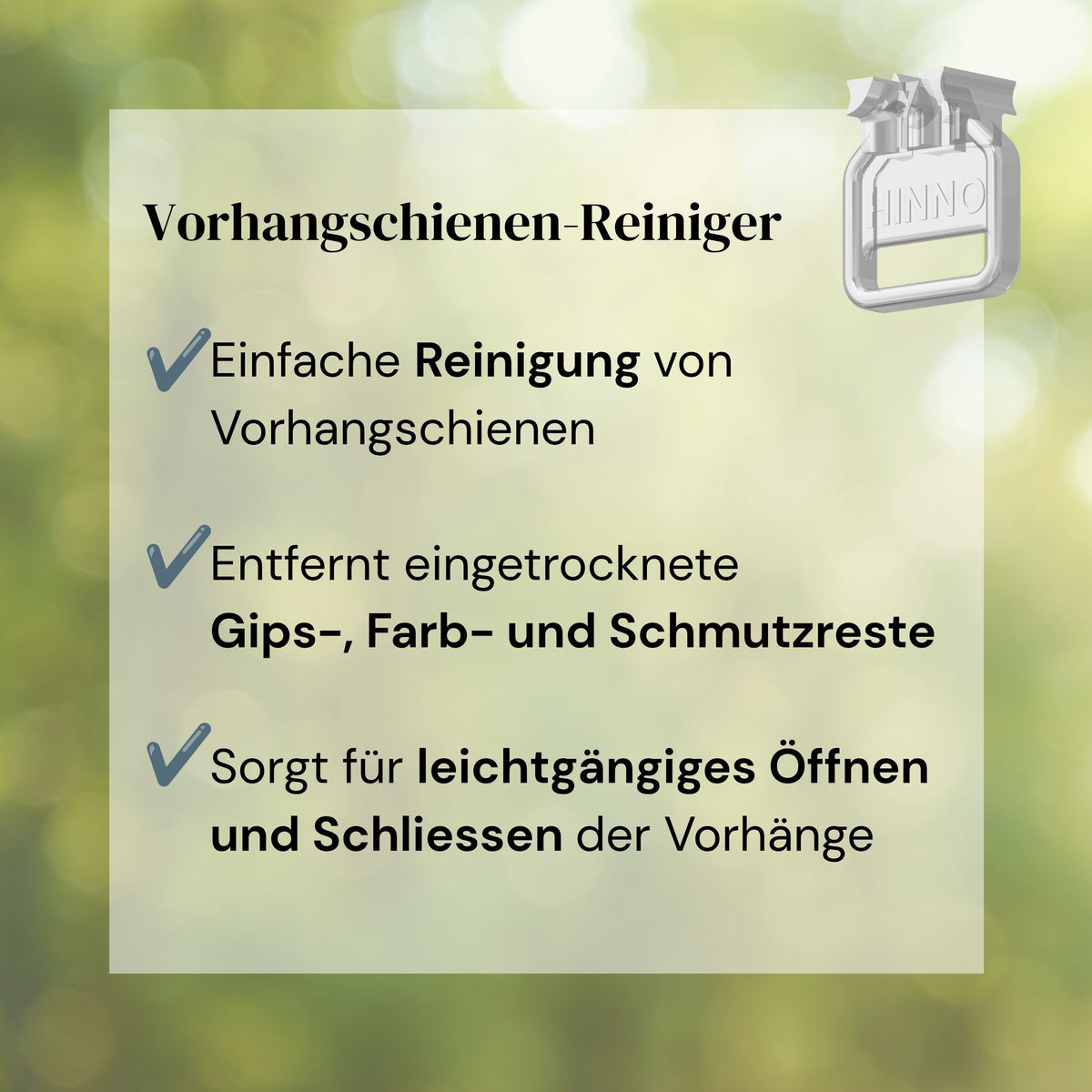 Reiniger für Vorhangschienen Maxi 6.2-6.6mm