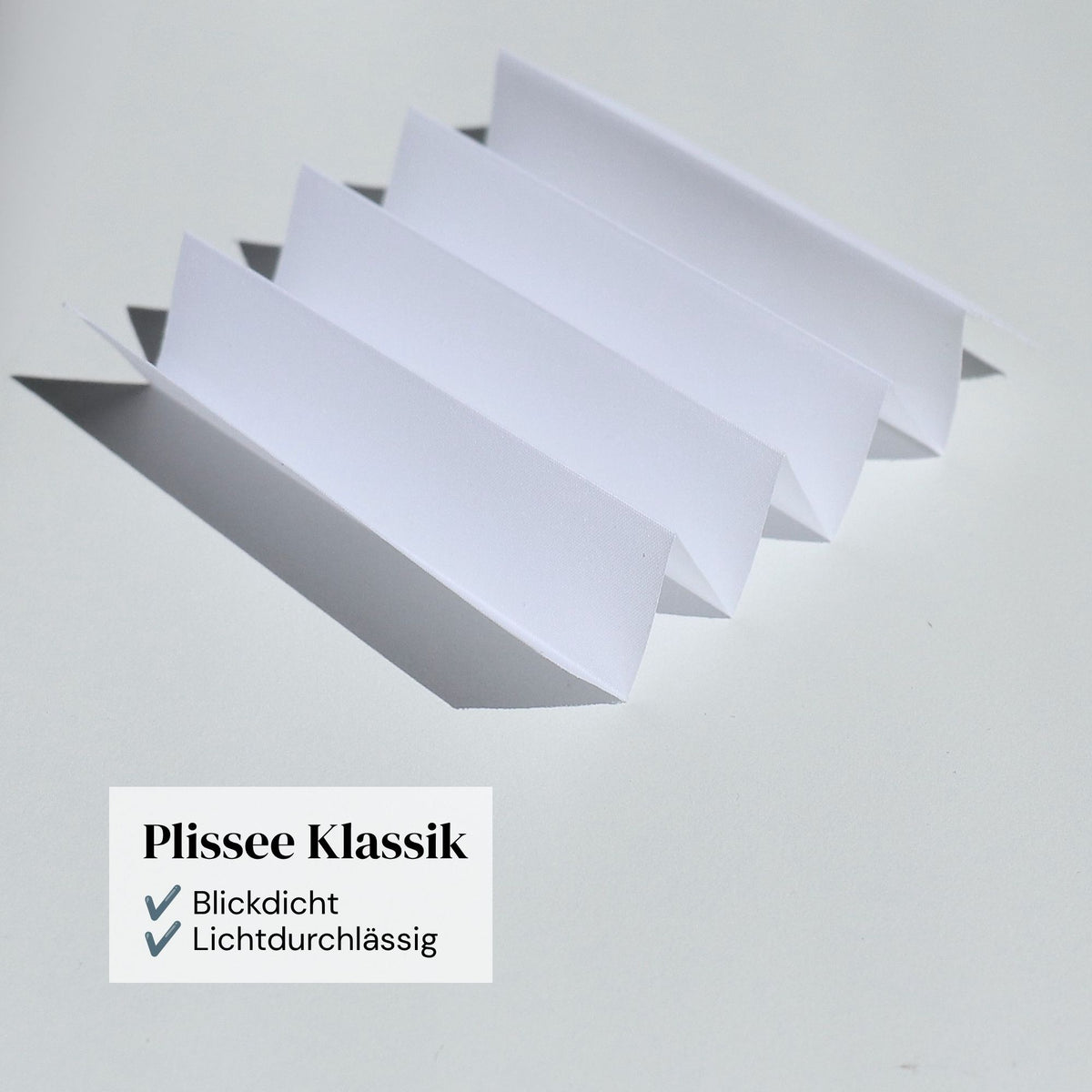 Plissee Klassik