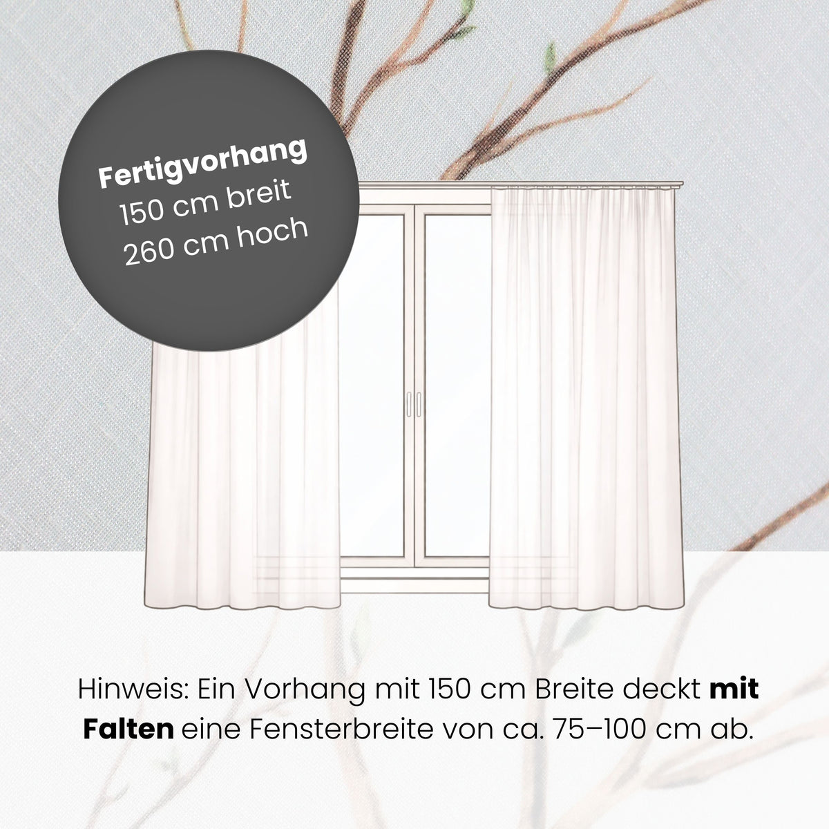 Tagesvorhang FABIOLA