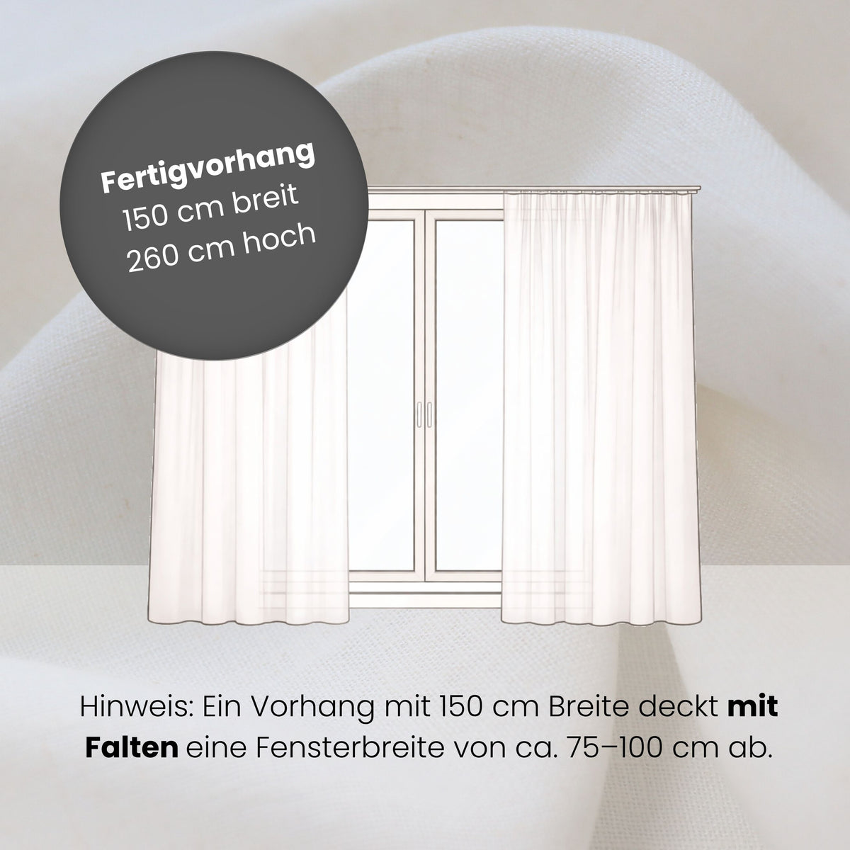 FLORENCE linen curtain