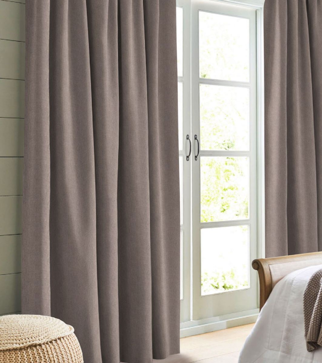 Tenda oscurante beige grigio Cruz