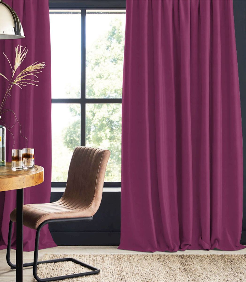 Rideau occultant violet Corin