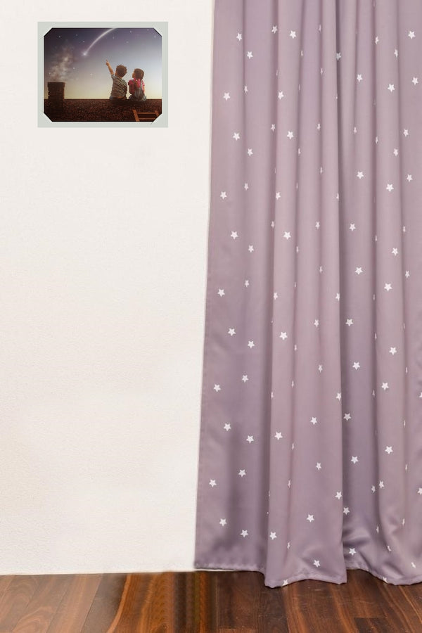 Tenda oscurante "Stars" grigio scuro Kiki