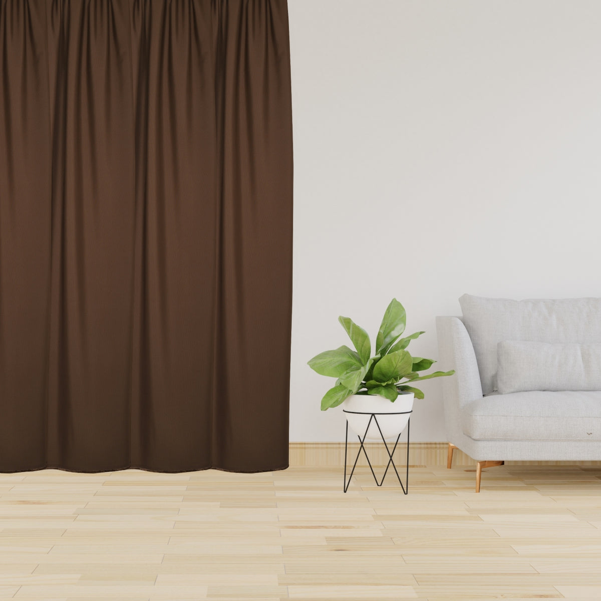 Rideau de nuit "rideau acoustique, diviseur de salle" Braun Sine