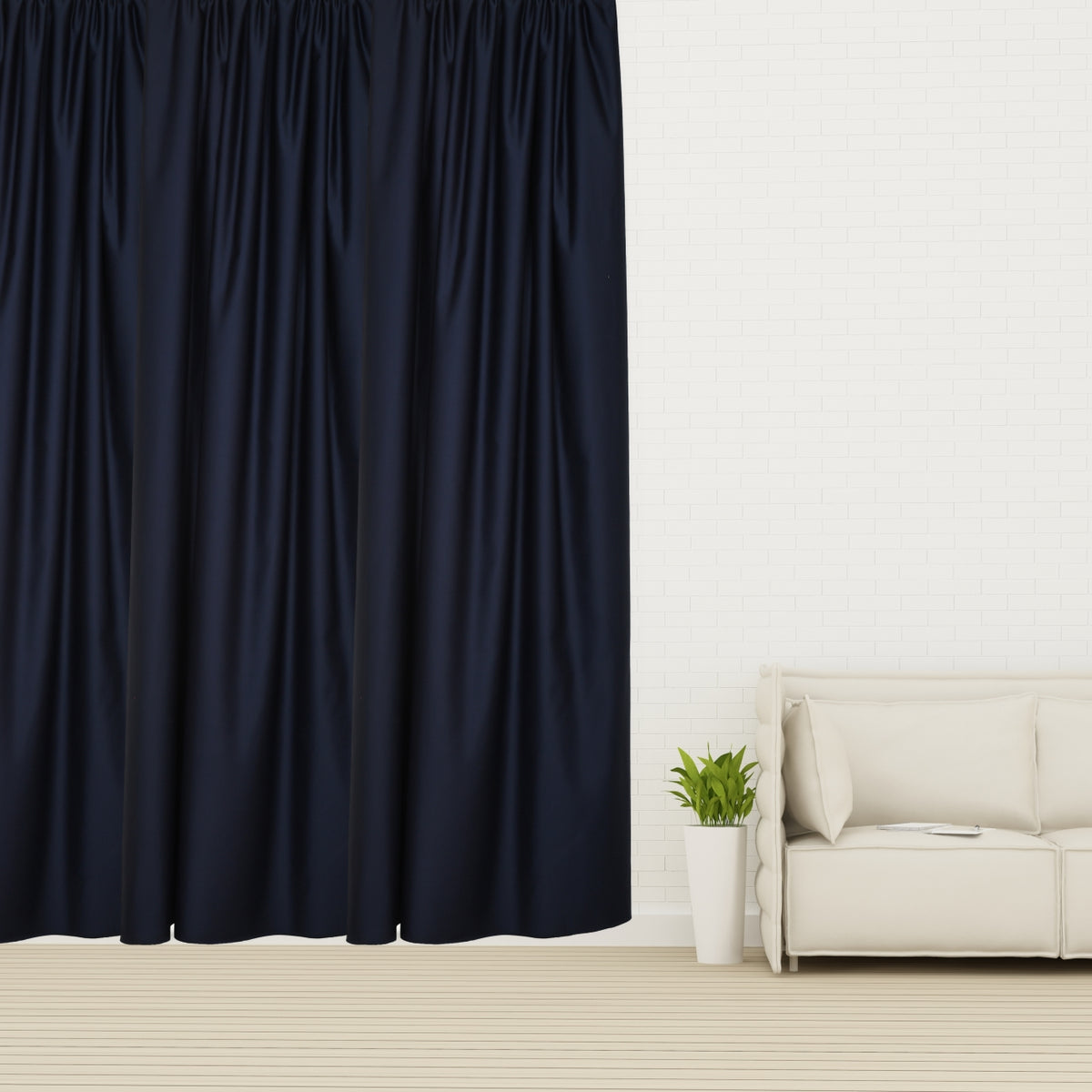 Rideau nocturne "rideau acoustique, diviseur de salle" Night Blue Soft