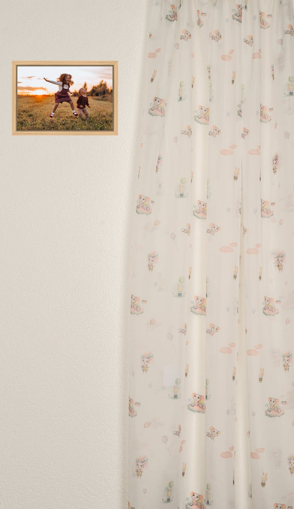 Colorful day curtain Mixi "Mouse"