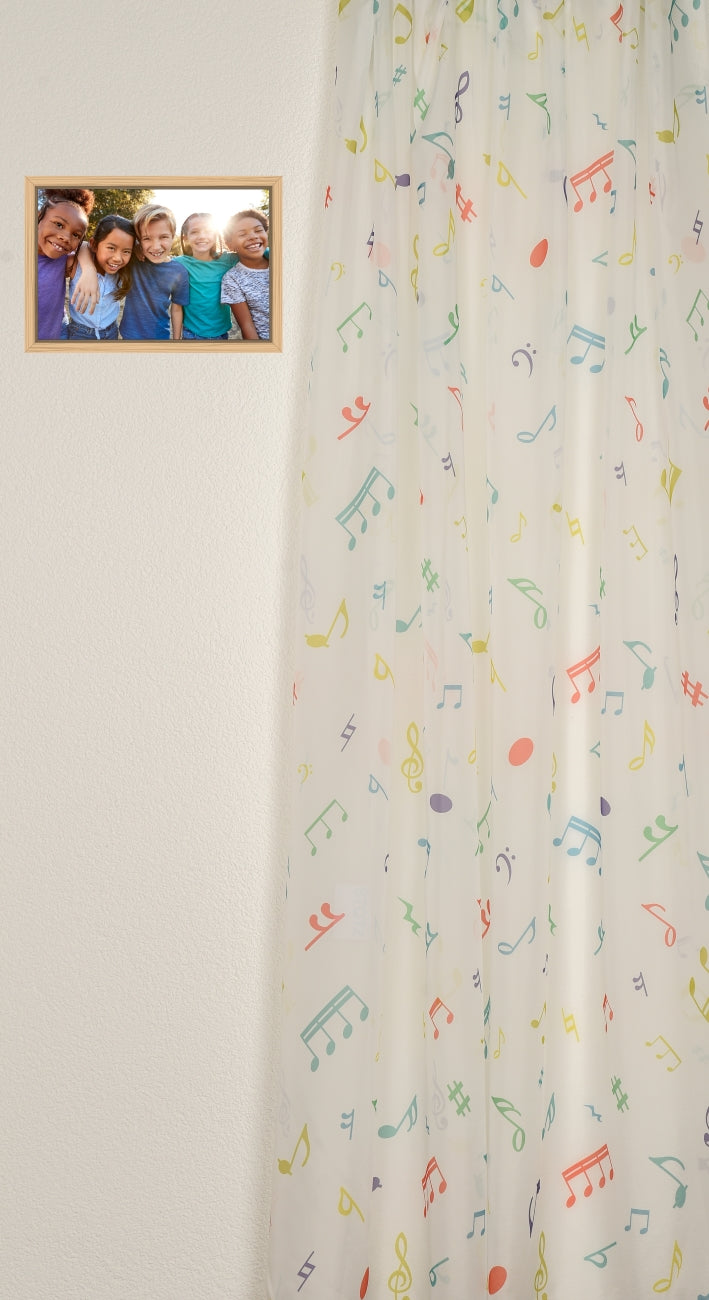 Tenda del giorno colorata Sonny "Musica"