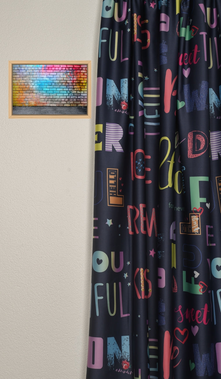 Blackout curtain "Tennie" colorful Alive