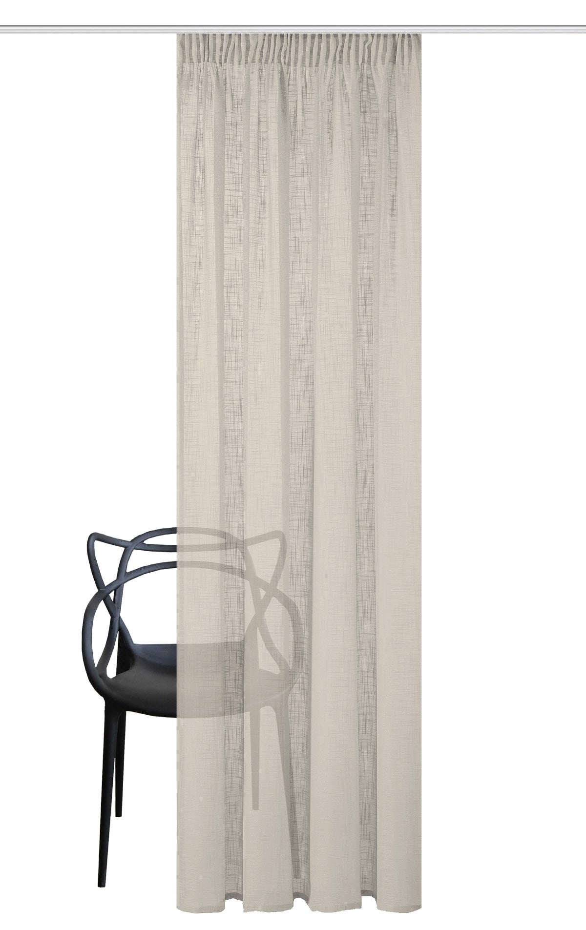 Rideau quotidien "rideau en velours" taupe fabiu