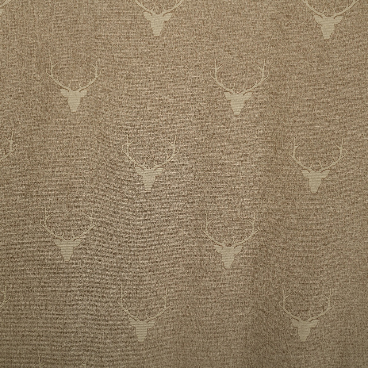 beige night curtain, deer leap