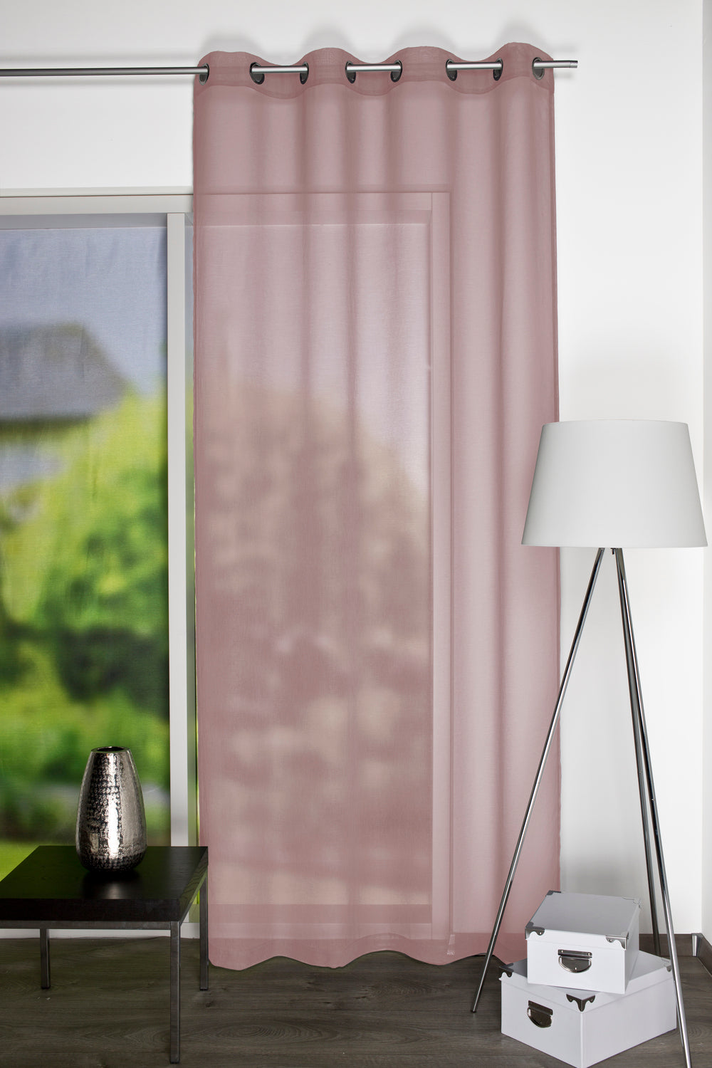 Day curtain old rose Fanny