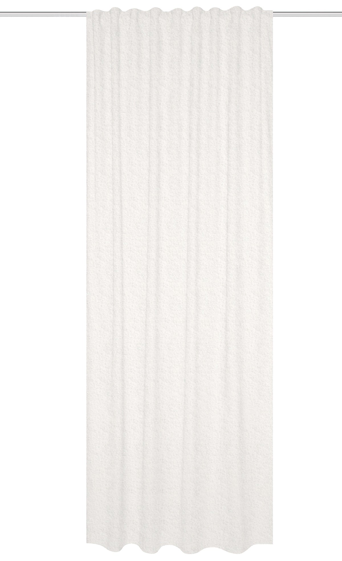 Night curtain "Thermo curtain" off-white flocked