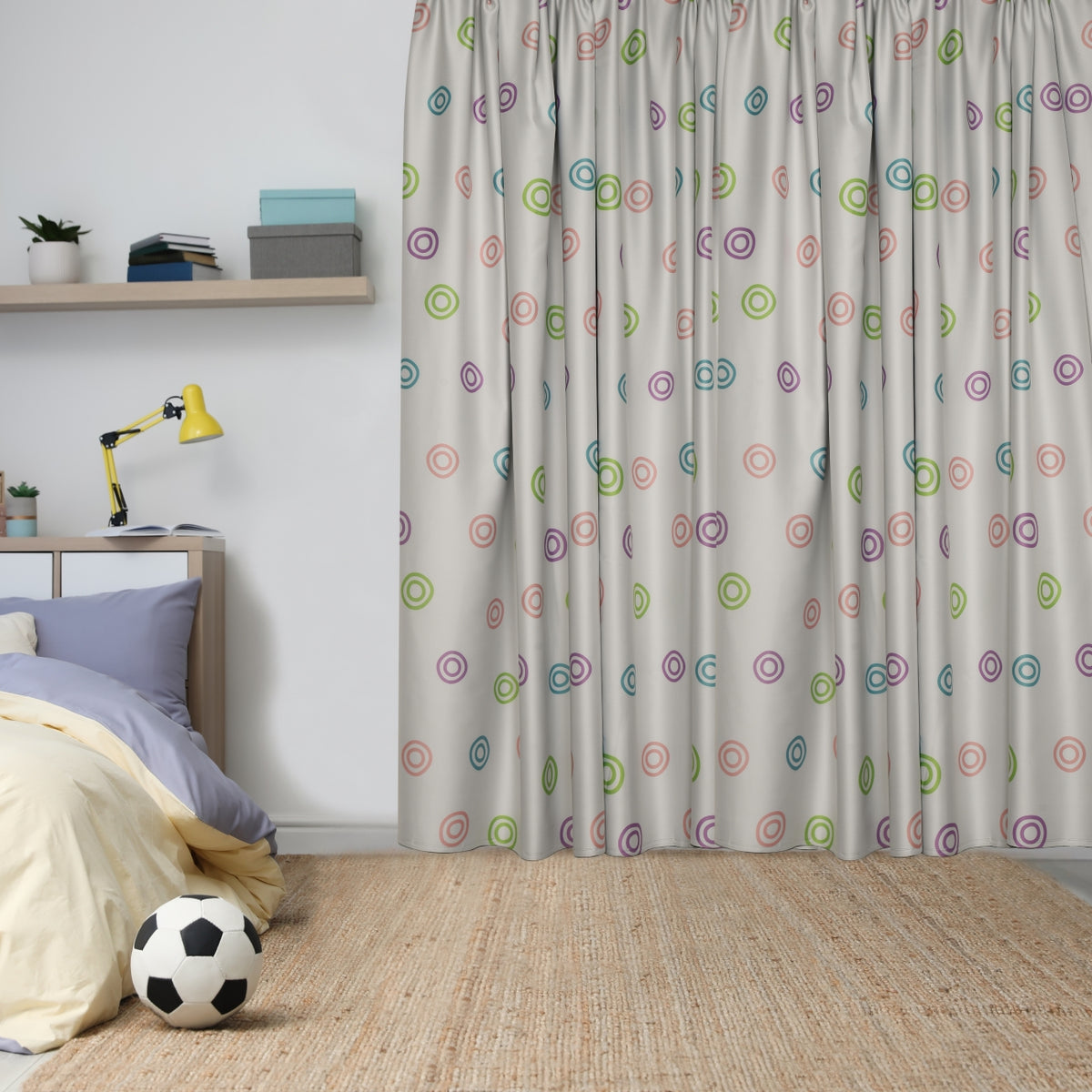 Tenda oscurante "Dots" colorata Juliette