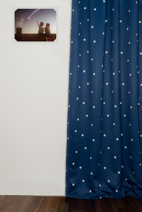Tenda oscurante "Stars" blu scuro Kiki