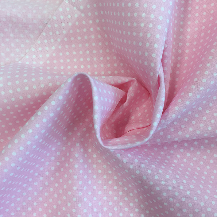 Tenda da notte "a pois" rosa