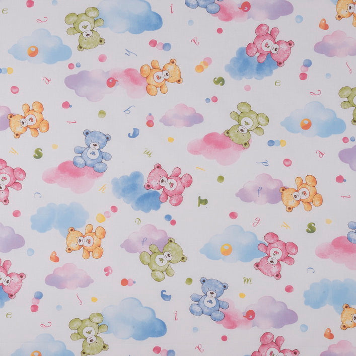 Rideau de nuit "bär" en peluche colorée