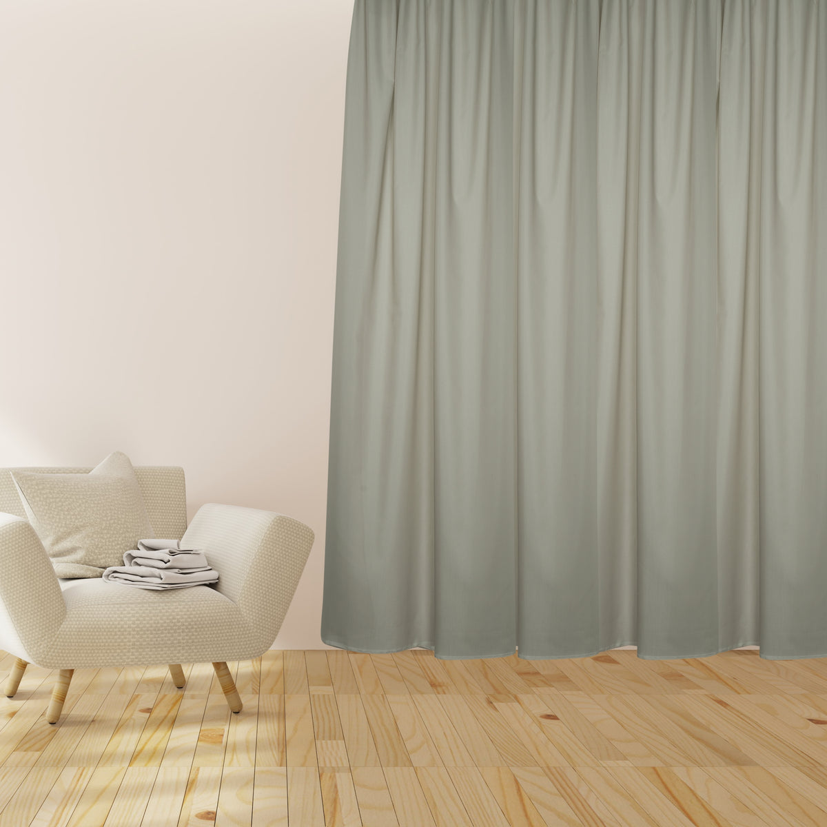 Tenda a giorno "Recycling curtain" color tortora chiaro Ruby