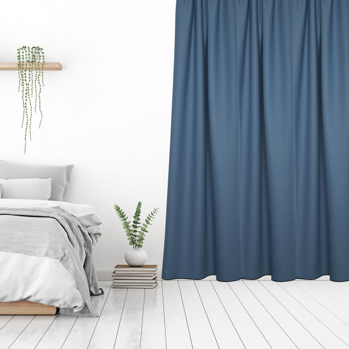 Rideau de l'appareil "rideau de recyclage, rideau acoustique" Mythes bleu clair