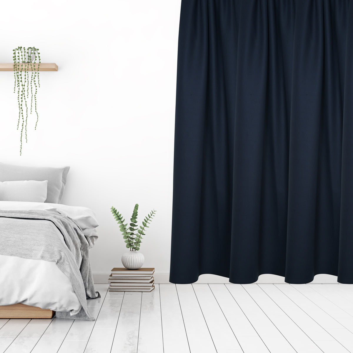 Rideau de l'appareil "rideau de recyclage, rideau acoustique" Mythes bleu foncé